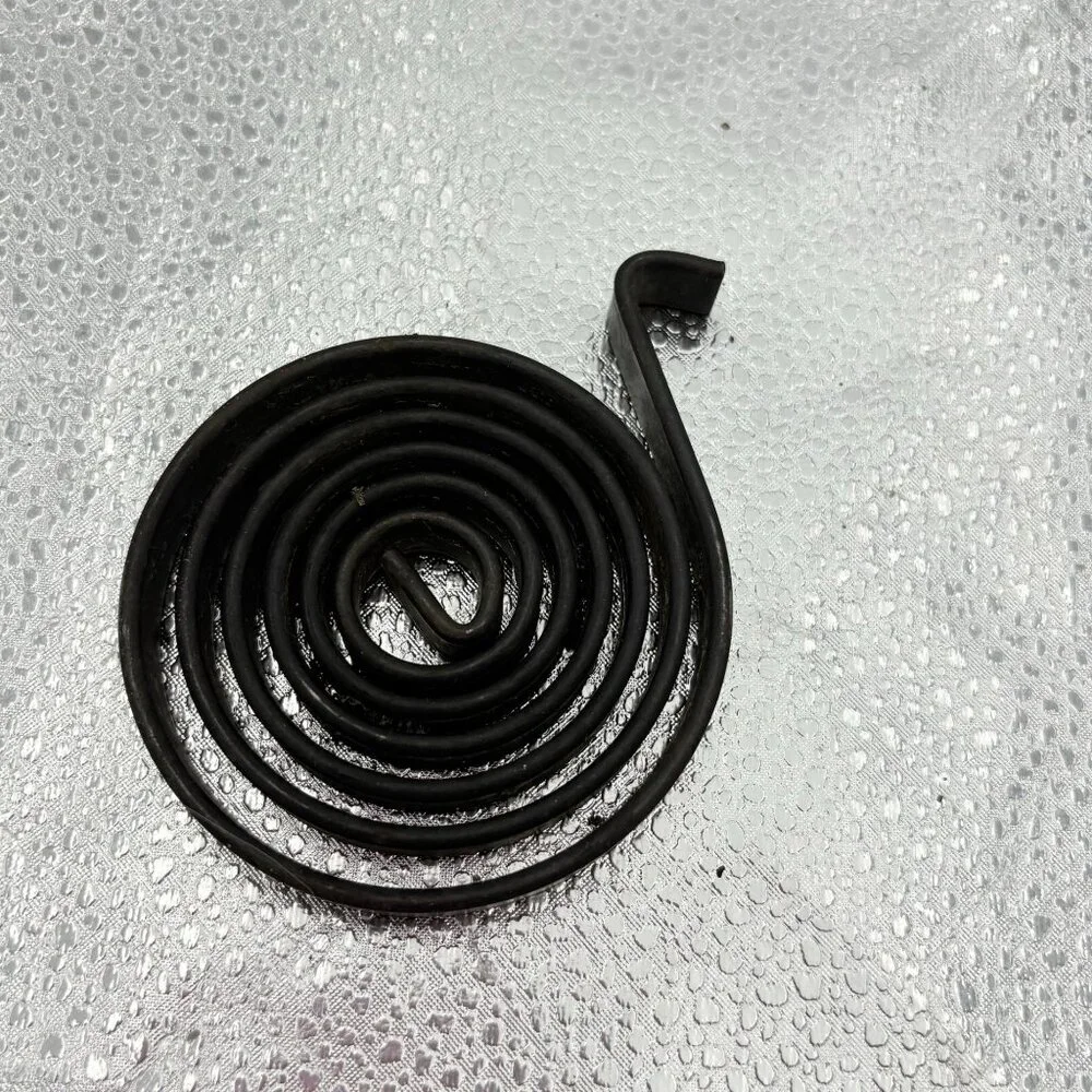 Vintage Cast Iron Spiral Spring Steampunk Paperweight Industrial Rustic Workshop